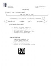 English Worksheet: another test 