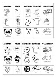 32 BINGO GAME CARDS - HOUSEHOLD ITEM…: English ESL worksheets pdf & doc