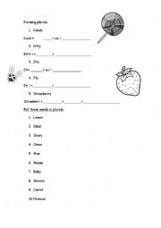 English Worksheet: Forming plurals