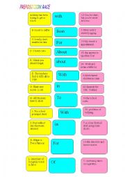 PREPOSITION RACE