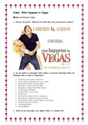 English Worksheet: Film_What Happens in Vegas