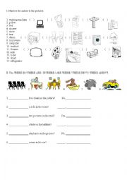 English Worksheet: Lets read and write.