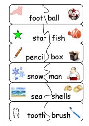 English Worksheet: compound words