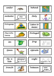 Mixed Vocabulary Domino  1