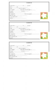 English Worksheet: About me