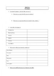 English Worksheet: film 1984 questions