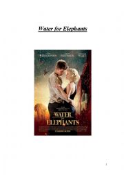 English Worksheet: WATER FOR ELEPHANTS video exercises