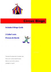 Circus Bingo