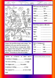 English Worksheet: Working with Words