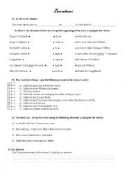 English Worksheet: Braveheart - a film study