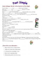 English Worksheet: Past Simple