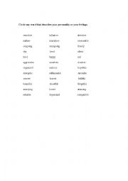 English Worksheet: Adjectives and adverbs