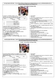 English Worksheet: Friends  The One Where It All Began (Pilot) 