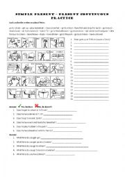 Simple Present and Present Continuous Practice