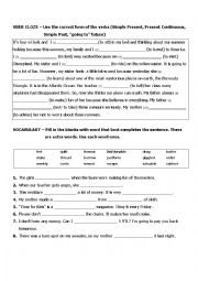 English Worksheet: Review