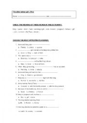 English Worksheet: the other Boleyn girl