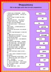 Prepositions