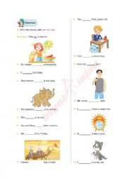 English Worksheet: to be