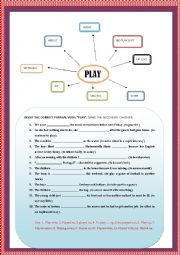 English Worksheet: PHRASAL VERBS PLAY