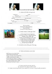 English Worksheet: Milow, you and me