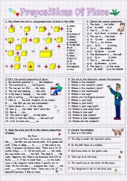 Prepositions Of  Place