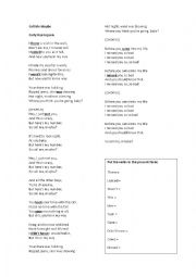 English worksheet: Call me maybe SONG