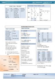 English Worksheet: TO BE AND EXPRESSING POSSESSION