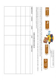English Worksheet: Tourist Attractions In Your City