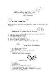 English worksheet: A Ghost in Love and other plays BOOK