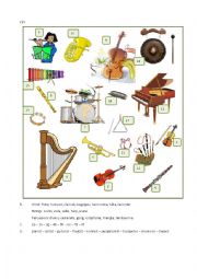 English Worksheet: Music to my ears 2