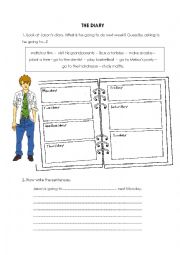 English Worksheet: WHAT IS JASON GOING TO DO NEXT WEEK?