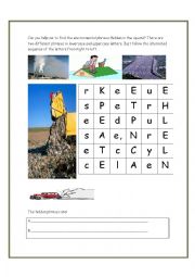 English Worksheet: Square of surprises