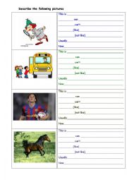 English Worksheet: Grammar Revision (elementary)