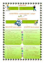 English Worksheet: agreeing with so and neither