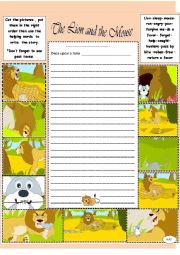 English Worksheet: story writing