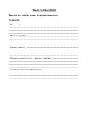 English Worksheet: Reading comprehension - Buffalo Bill