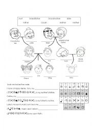 English Worksheet: Family Members