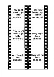 English Worksheet: All Simple Tenses Game part 3/6