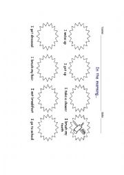 English Worksheet: Routine (Morning)