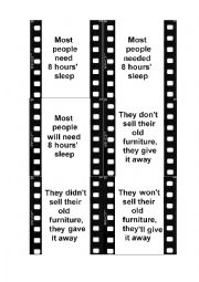 English Worksheet: All Simple Tenses Game part 5/6