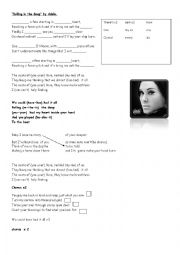 English Worksheet: Rolling in the deep-Adele