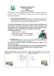 English Worksheet: Speaking test