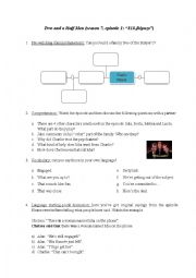 English Worksheet: Two and a Half Men - season 7, episode 1