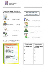 irregular verbs