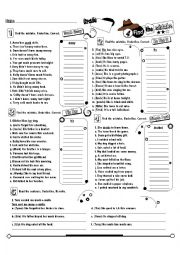 English Worksheet: Find the Mistakes_04 (Fully Editable + key) 