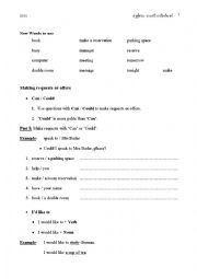 English worksheet: Telephone taking