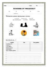 English worksheet: Adverb of Frequency