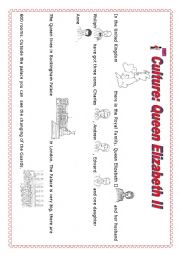 English Worksheet: QUEEN ELIZABETH II