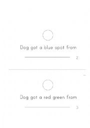 English Worksheet: Dogs colorful day - Part II