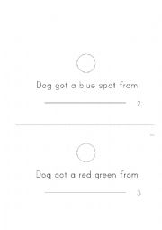 English worksheet: Dogs colorful day - Part II